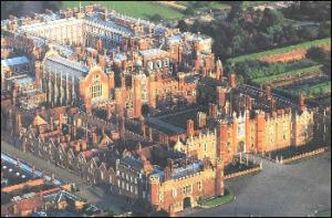 Hampton-Court-Palace von oben